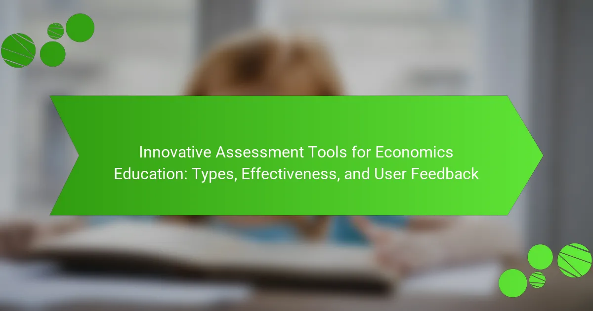 Innovative Assessment Tools for Economics Education: Types, Effectiveness, and User Feedback